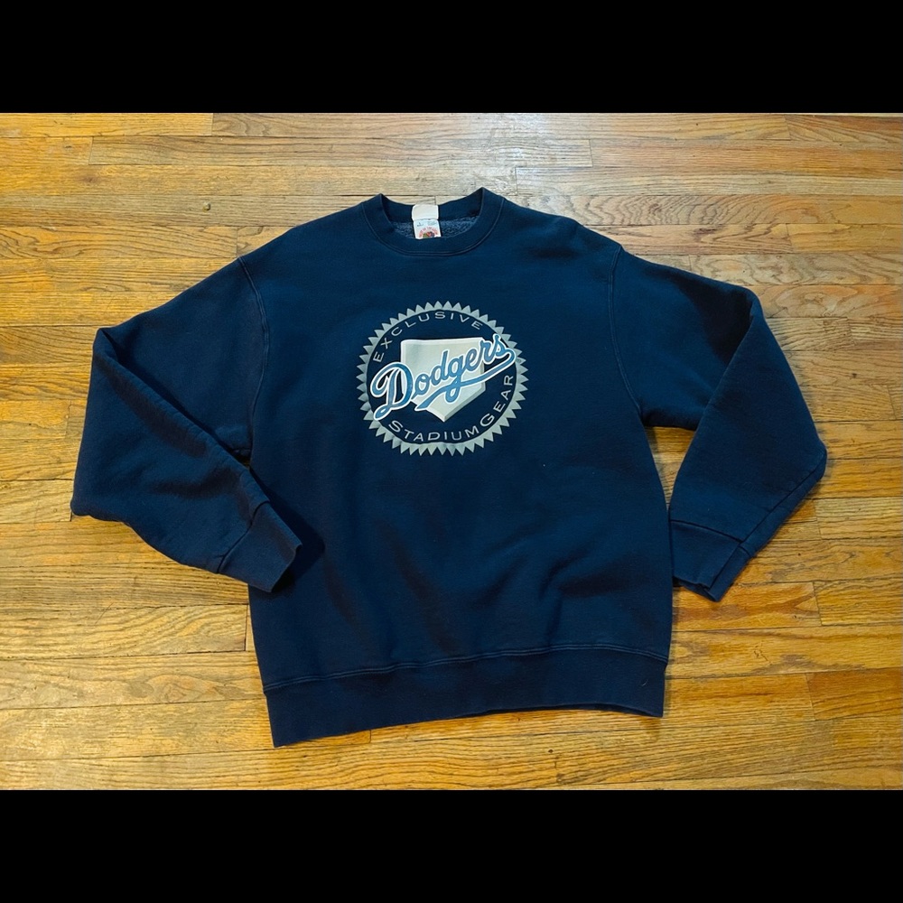 90’s LA Dodgers/Fruit Of The Loom Exclusive StadiumGear Size L CrewNeck
